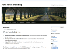 Tablet Screenshot of paulnedconsulting.com